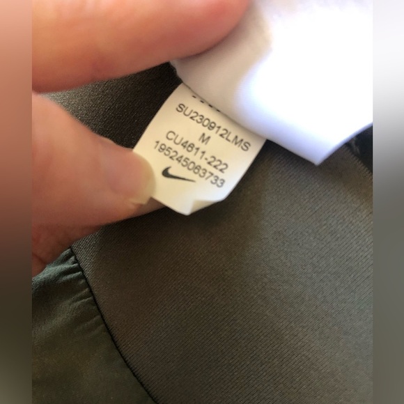 Nike Dri fit Bliss Luxe Training Pants CU4611-222 Women’s Size M Medium Green - Picture 10 of 12